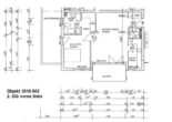 2-Zimmer-Wohnung mit zwei Balkonen - Grundriss
