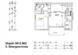Schicke 2-Zimmer-Wohnung mit großem Balkon - Grundriss