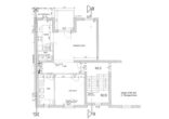2-Zimmer-Eigentumswohnung mit Balkon und überdachtem Stellplatz - Grundriss