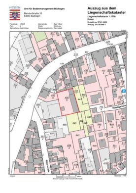 Baugrundstück in der Bad Vilbeler Innenstadt!, 61118 Bad Vilbel, Grundstück
